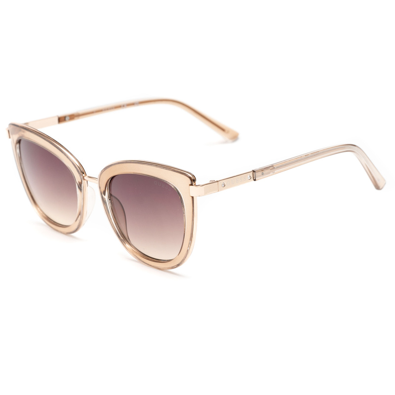 Okulary GUESS GF6089-5257F. Okulary przeciwsłoneczne, Kolor różowy. Kobieta.