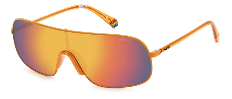 Okulary POLAROID PLD6222SL7Q. Okulary przeciwsłoneczne, Kolor pomarańczowy. Unisex.