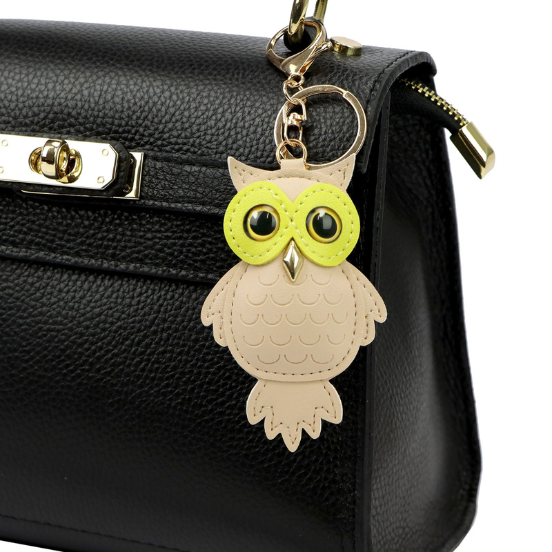 Skórzany brelok do kluczy sowa Florence BRE-9 OWL
