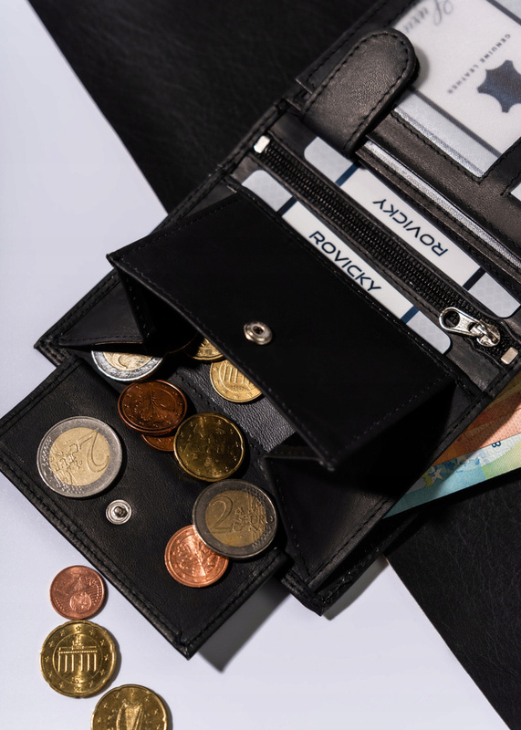 Skórzany męski portfel Wild N4-CHM-NL RFID