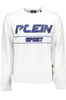 PLEIN SPORT M�SKA BLUZA Z ROZPINK� BIA�A