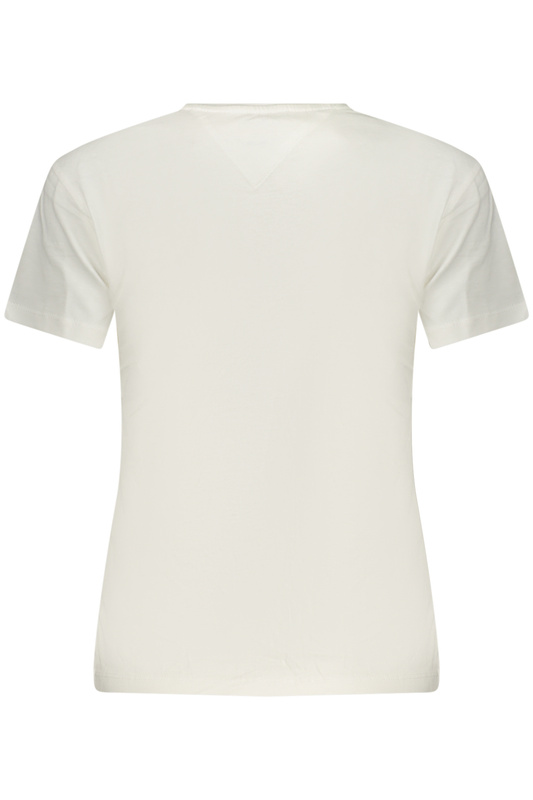 TOMMY HILFIGER DAMSKA KOSZULKA Z KRÓTKIM RĘKAWEM BIAŁA