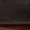 Portfel skórzany męski brąz nubuk poziomy skóra ciężarówka RFiD Beltimore R97