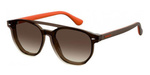 Okulary HAVAIANAS UBATUBACS12JH. View + clip-on, Kolor brązowy. Unisex.