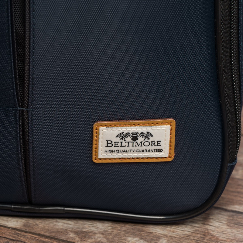 Plecak Podróżny Lekki Bagaż Podręczny Samolotowy Ryanair Wizzair Beltimore granatowo czarny Q77