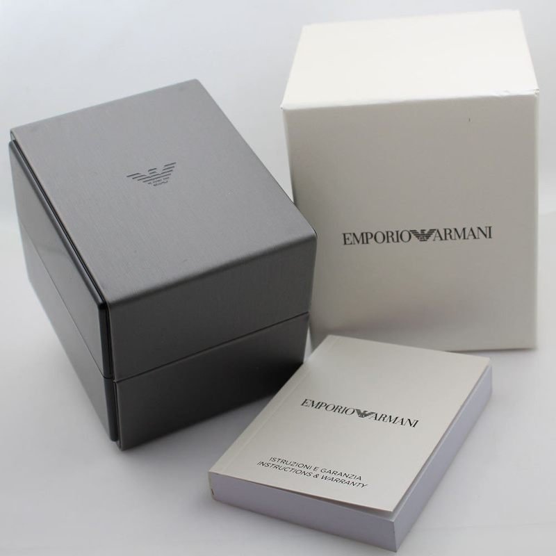 Zegarek ARMANI AR0670. Kwarcowy, Kolor srebrny. Mężczyzna.