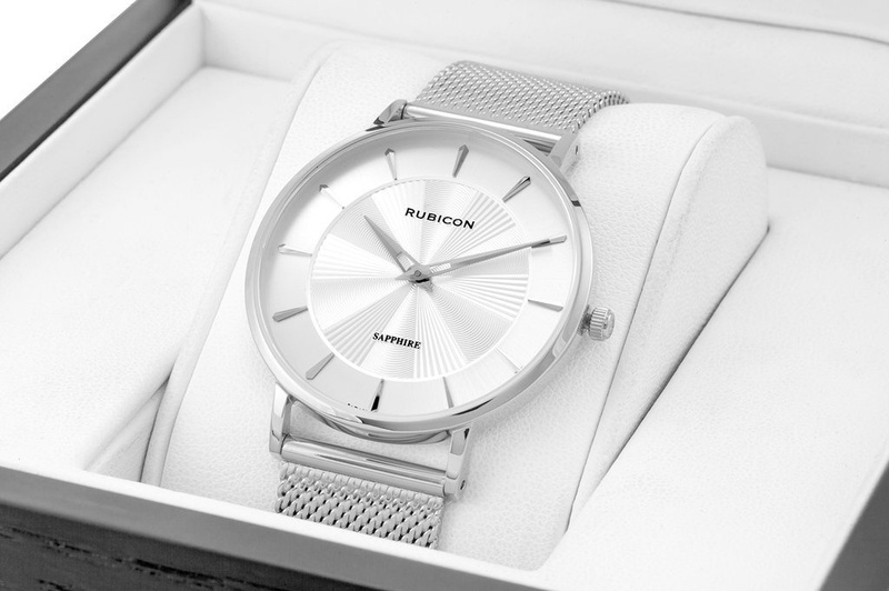 ZEGAREK DAMSKI RUBICON RNBD76 - SZAFIROWE SZKŁO (zr618a)