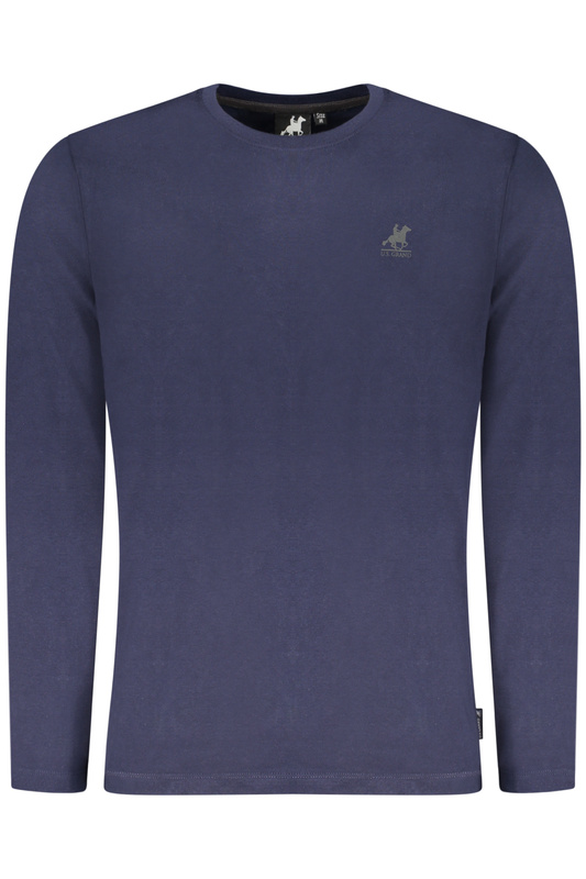 Koszulka męska z długim rękawem US GRAND w kolorze niebieskim