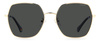 Okulary POLAROID PLD6178GSRHLM. Okulary przeciwsłoneczne, Kolor czarny złoty. Kobieta.