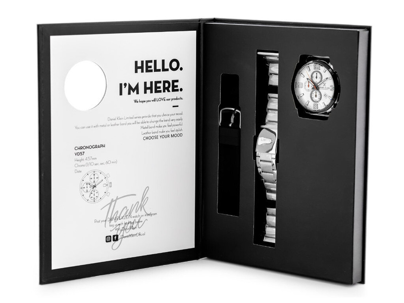 ZEGAREK DANIEL KLEIN DK12886-5 komplet prezentowy (zl018e) - CHRONORGAF