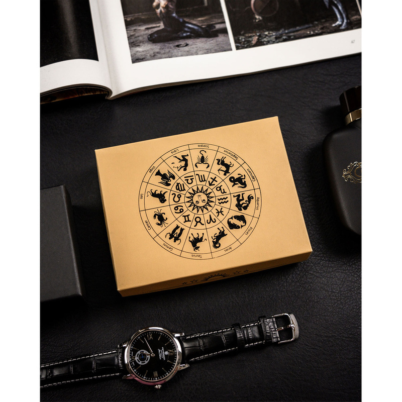 Męski portfel ze wzorem znaków zodiaku Always Wild