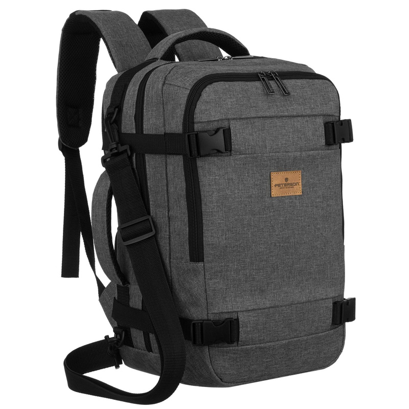 Materiałowy plecak męski Peterson PTN SIKORKA