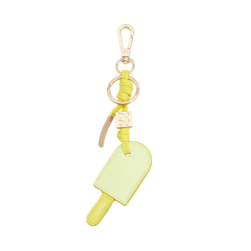 DuDu brelok do kluczy zawieszka skóra naturalna ice cream stick