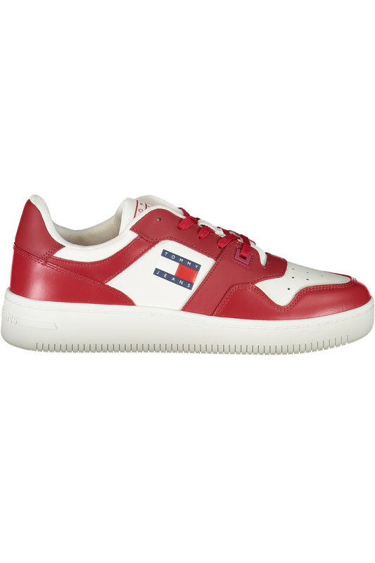 CZERWONE BUTY SPORTOWE MĘSKIE TOMMY HILFIGER
