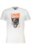 CAVALLI CLASS T-SHIRT MĘSKI Z KRÓTKIM RĘKAWEM BIAŁY
