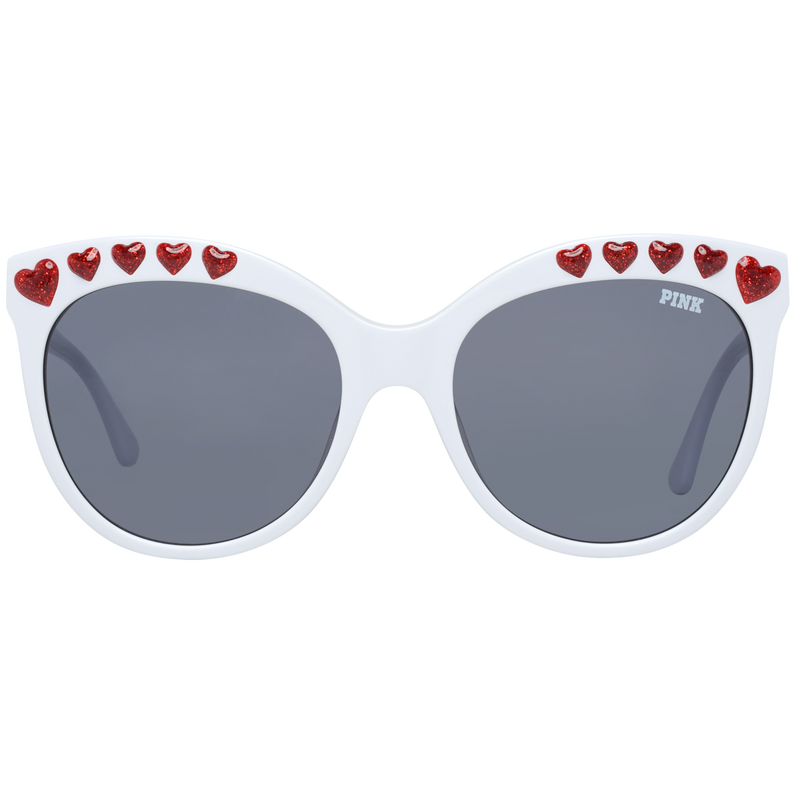 Okulary VICTORIA'S SECRET PINK PK0009-5725A. Okulary przeciwsłoneczne, Kolor biały. Kobieta.