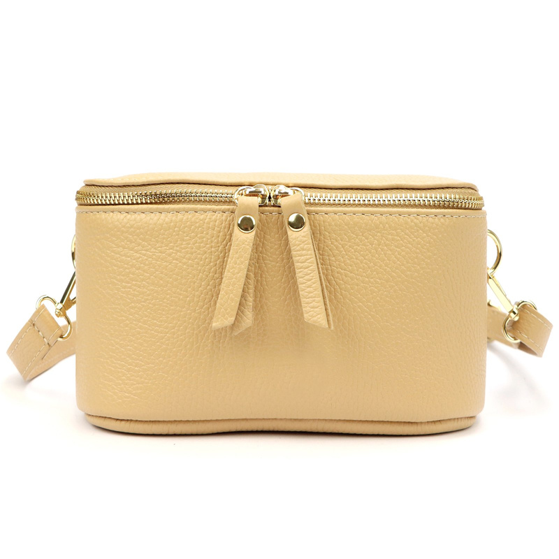 MiaMore Damska nerka saszetka przez ramię skóra naturalna miejska