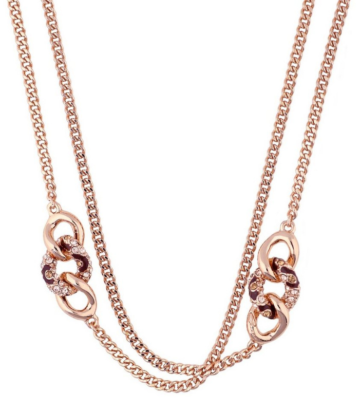Biżuteria GUESS UBN21597. Naszyjnik, Kolor złoty. Kobieta.