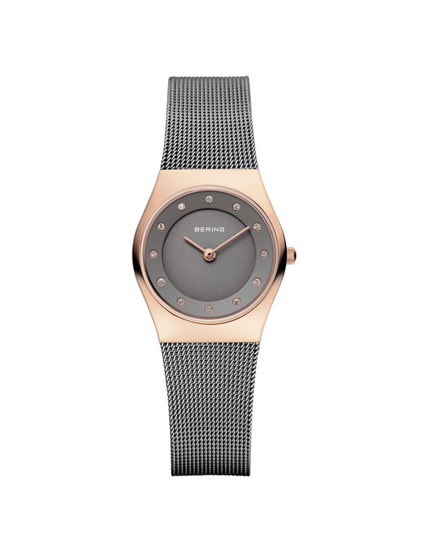 Zegarek BERING 11927-369. Kwarcowy, Kolor szary. Kobieta.
