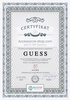 Okulary GUESS GU7444-5884C. Okulary przeciwsłoneczne, Kolor niebieski. Kobieta.