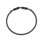 Biżuteria GUESS JUMB03237JWBK. Bransoletka, Kolor czarny. Mężczyzna.