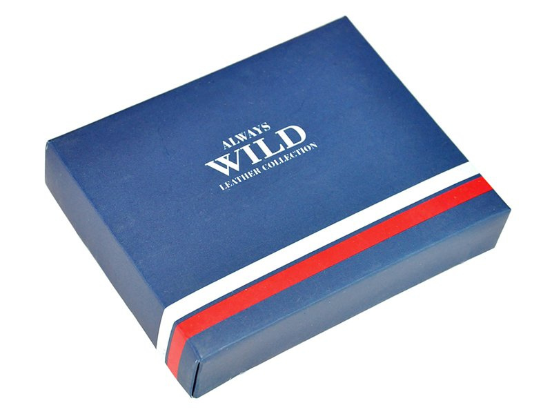 Skórzany męski portfel Wild N4-GV RFID