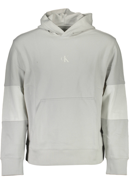 BLUZA CALVIN KLEIN BEZ ZAMKA SZARA MĘSKA