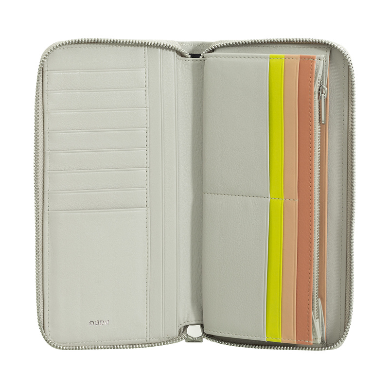 DuDu duża damska portmonetka skóra naturalna portfel podłużny klasyczny