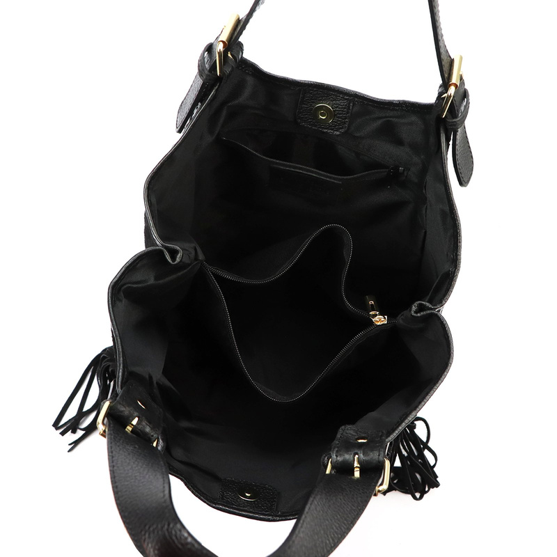 Vera Pelle damska shopperbag skórzana skóra krokodyla torebka na ramię