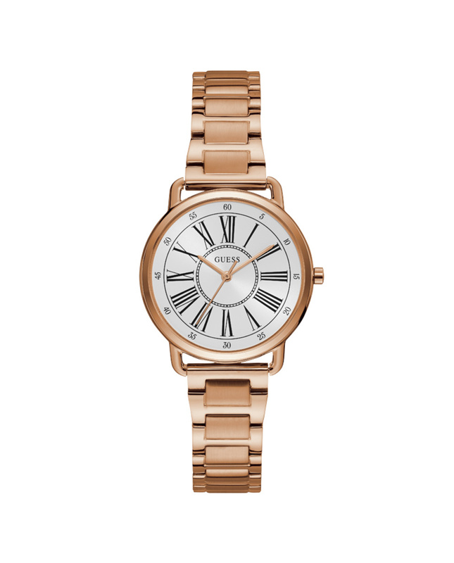 Zegarek GUESS W1148L3. Kwarcowy, Kolor biały. Kobieta.