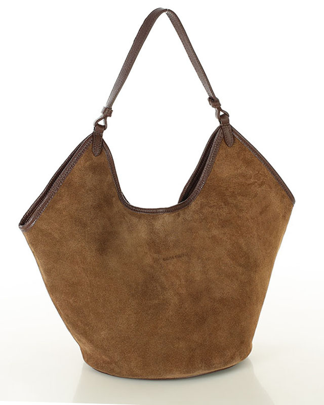 Torebka damska worek hobo bag skóra naturalna - MARCO MAZZINI czarna