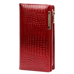 Elegancka damska portmonetka skórzana Gregorio