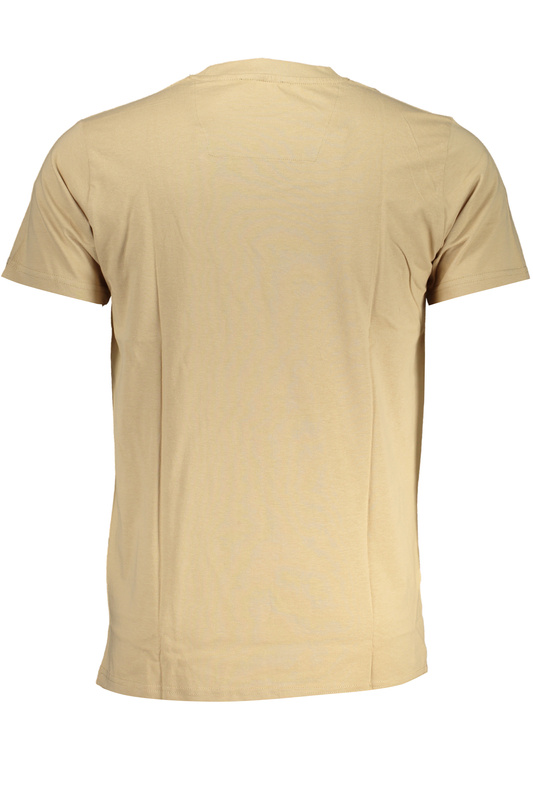 T-SHIRT MĘSKI Z KRÓTKIM RĘKAWEM KLASY CAVALLI BEŻOWY