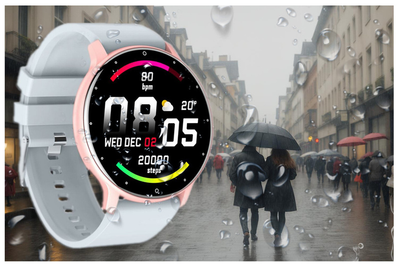 SMARTWATCH UNISEX GRAVITY GT1-9 - PULSOMETR, WŁASNE TARCZE (sg015i)