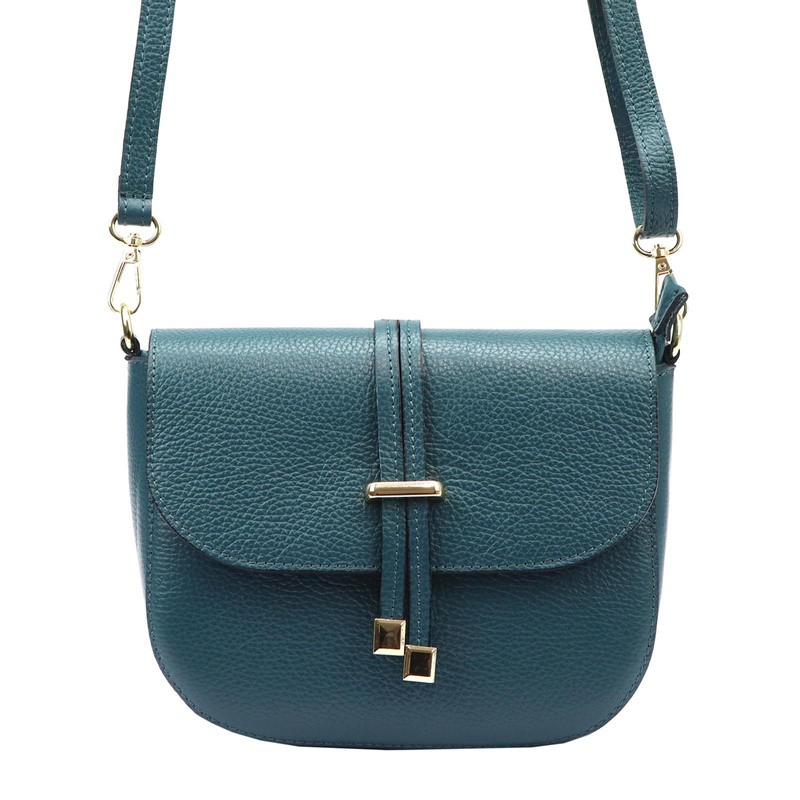 Skórzana stylowa damska listonoszka torebka przez ramię Luka