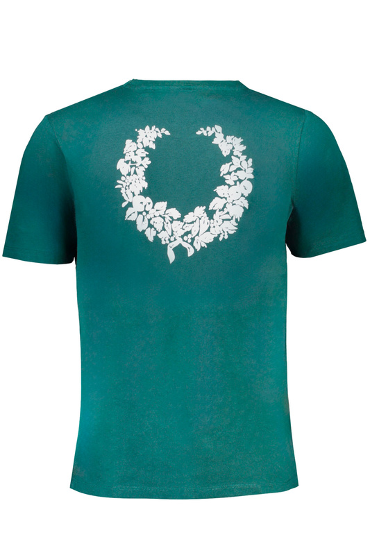 GIAN MARCO VENTURI ZIELONY T-SHIRT MĘSKI Z KRÓTKIM RĘKAWEM