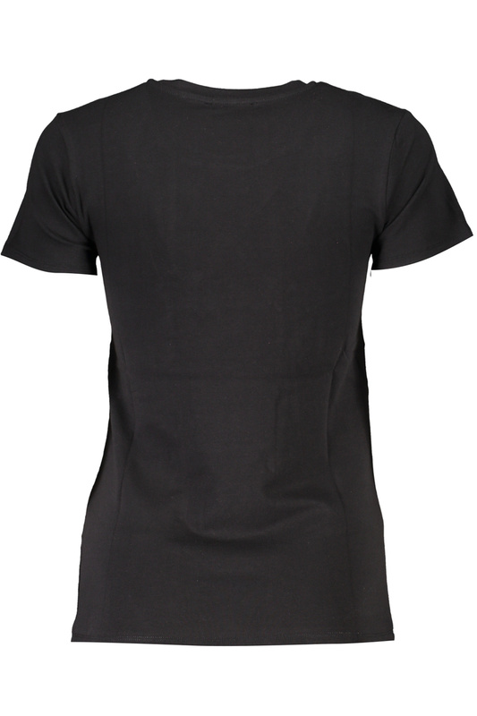 T-SHIRT DAMSKI Z KRÓTKIM RĘKAWEM KLASY CAVALLI CZARNA