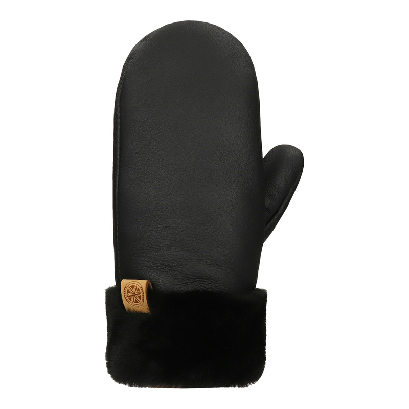 Ciepłe rękawiczki skórzane z jednym palcem owca