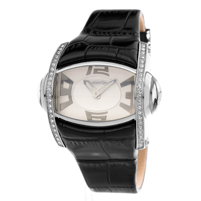 Zegarek CHRONOTECH CT7681M-30S. Kwarcowy, Kolor biały. Kobieta.