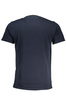 NIEBIESKI T-SHIRT MĘSKI Z KRÓTKIM RĘKAWEM KLASY CAVALLI