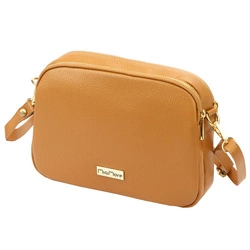 Skórzana damska listonoszka przez ramię MiaMore