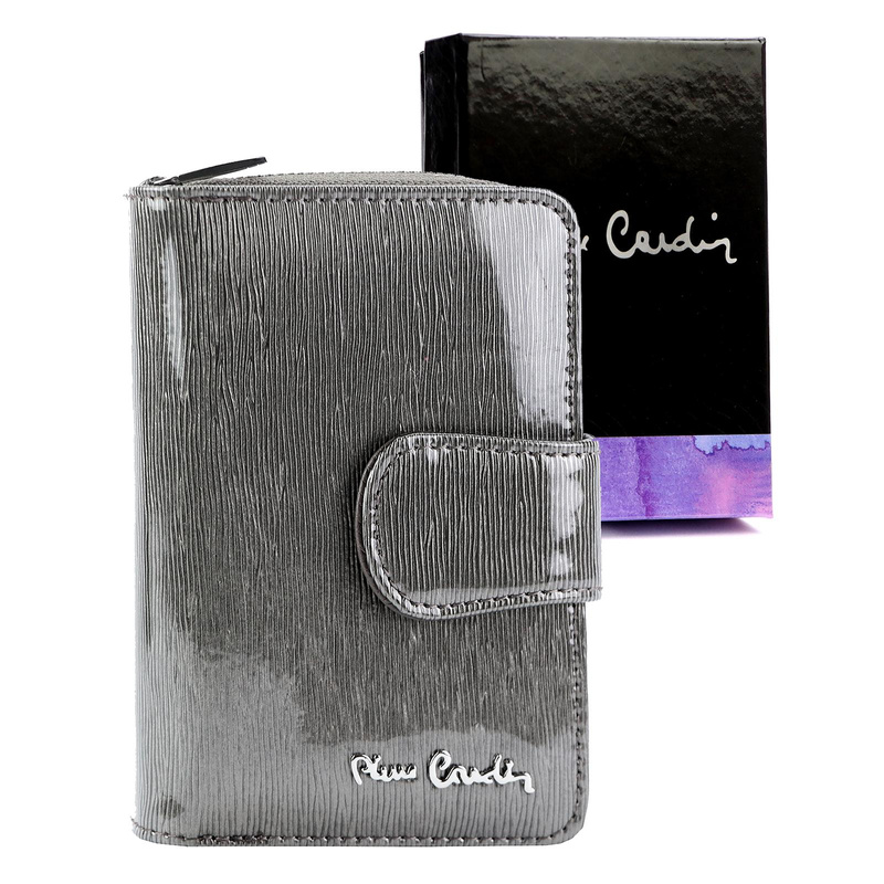 Zgrabny Skórzany damski portfel od Pierre Cardin