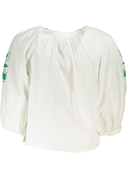 BIA�A KOSZULA DESIGUAL DAMSKA Z D�UGIM R�KAWEM