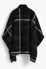 DESIGUAL PONCHO DAMSKI CZARNY
