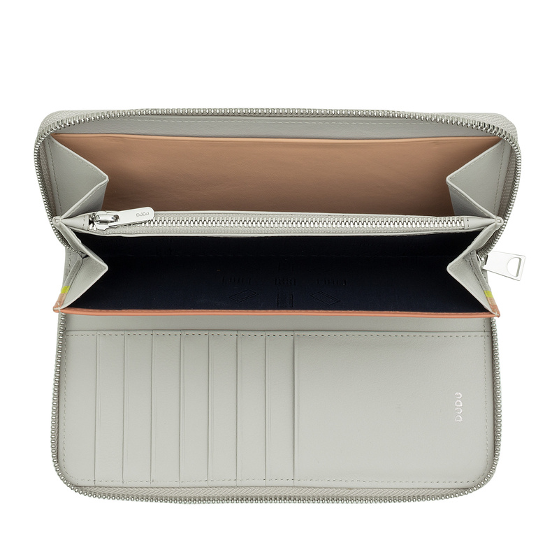 DuDu duża damska portmonetka skóra naturalna portfel podłużny klasyczny