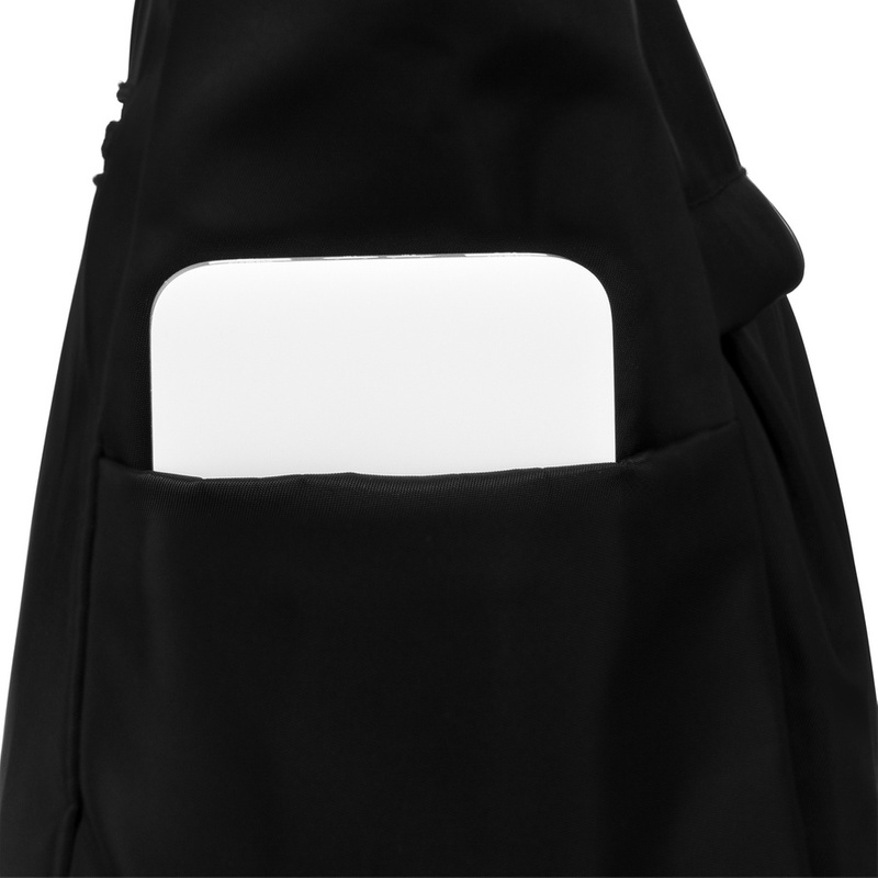 Modna torba shopper A4 w czarnym kolorze - Peterson