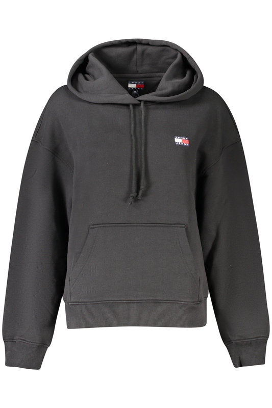 TOMMY HILFIGER BLUZA BEZ ZAMKA DAMSKA CZARNA