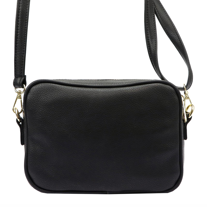 Gregorio damska listonoszka torebka przez ramię skóra eko z kieszeniami