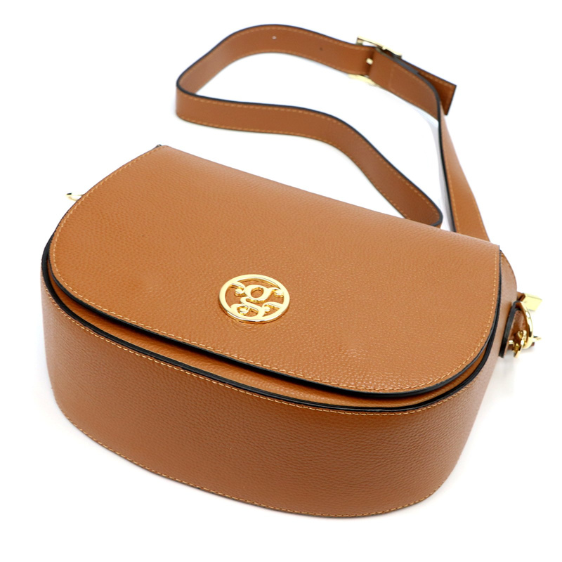 Gregorio damska listonoszka torebka przez ramię skóra naturalna z kieszenią