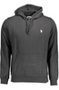 BLUZA US POLO BEZ ZAMKA CZARNA MĘSKA